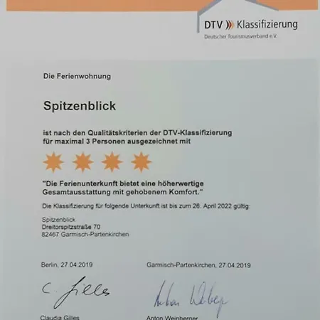 Appartement Spitzenblick
